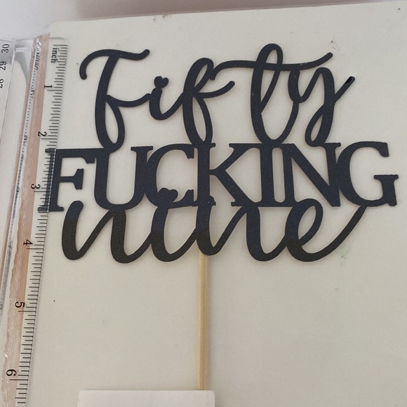 59th Birthday Cake Topper - Picture 4 of 5